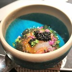 Restaurant L'Equateur - 和牛のザブトン、白海老、キャビア