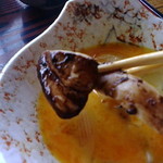 あぜみち山荘 - 卵を付けてすき焼き風？