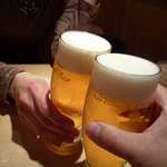 Nihonsoba Akeno Kyou - 生ビールでスタート
