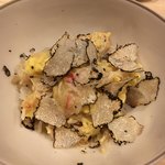 はらまさ - トリュフ合板にふわふわ蟹玉をのせて