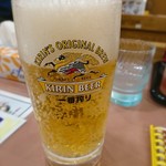 おおぎやラーメン - ビール