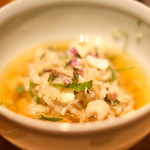 立場割烹 SSAW - 三色鯛の焼き込み飯 1000円 のお茶漬け