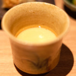 立場割烹 SSAW - 三色鯛の焼き込み飯 1000円 の茶碗蒸し