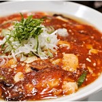 麺屋 愛心 - 麻婆麺　1000円　煮干スープとのバランスが光る！