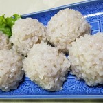 割烹 治郎兵衛 - 絶品「女鶴秀米」（めづるしゅうまい）