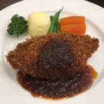 キッチン兆 - メンチカツセット 和風ソースが絶品！