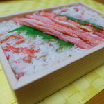 Hokkaidou Kanishougun - かにちらし寿司（税込み１４０４円）
