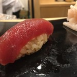 なか條 - 赤身の握り。身がしっかりしてて美味しい