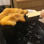 なか條 - 赤ウニ。全部美味しいです、食べ比べなんて贅沢