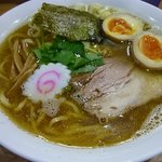 ラーメン人生JET600 - 醤油ラーメン味玉トッピング