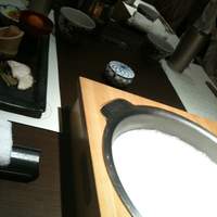 豆乳とんしゃぶ 寅太郎 - 豆乳鍋がセットされていきます。