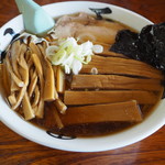 中華そば処 琴平荘 - メンマ中華　こってり　チャーシュー乗せ　820円