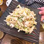 東京ミート酒場 - 薩摩錦鶏と白菜にサラダ