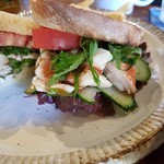 DAYBREAK　Liquor&Coffee - おしどりと梅肉ソースのサンドイッチ