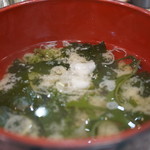 回転鮨 清次郎 - わかめ汁