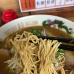 中華そば 遊山 - 麺