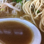 中華そば 遊山 - スープ