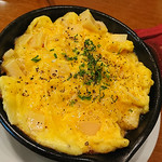 日本酒バル YODARE - タケノコ熱々オムレツ