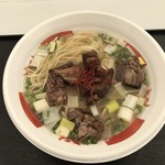 麺屋政宗 - 伊達の炙り牛タンネギ塩そば