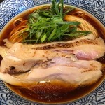 麺屋一燈 - 2018.6 月曜日限定「地鶏そば～地鶏そば〜黒さつま鶏 黒王（醤油）」