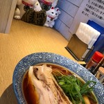 麺屋一燈 - 2018.6 月曜日限定「地鶏そば～地鶏そば〜黒さつま鶏 黒王（醤油）」