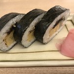 蕎麦屋香月 - 巻き寿司３カン（ランチメニューで＋１５０円）