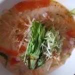 津軽おのえ温泉 日帰り宿 福家 - 豆乳ちゃんぽんうどん