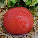 日本蕎麦オリオリ - オリオリ ＠西葛西 季節限定 冷たく冷された丸ごと出汁トマト
