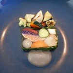 ルージュ・ブラン - 魚介と野菜のテリーヌ 2018.5