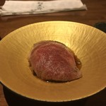 和牛の焼きしゃぶ。
          美味し。