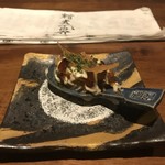 焼肉 牛者 - 牡蠣のワンスプーン。
      美味し。