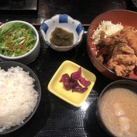 ごちそう家 ぽん太 八丁堀店 - 唐揚げ定食 850円