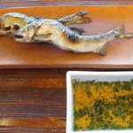 琵琶湖でとれた若アユ