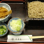 長寿庵 小倉台店 - もりそば　ミニ穴子天丼　各単品