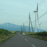 土田牧場 ミルクハウス - 近くの風力発電機群