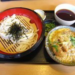 得得 - ロースかつ丼＆ざるうどん