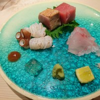 鮨 千陽 - 刺身盛り