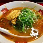 Ramen Koubou Kaze - スープとネギと玉子焼のコントラストが最高です!