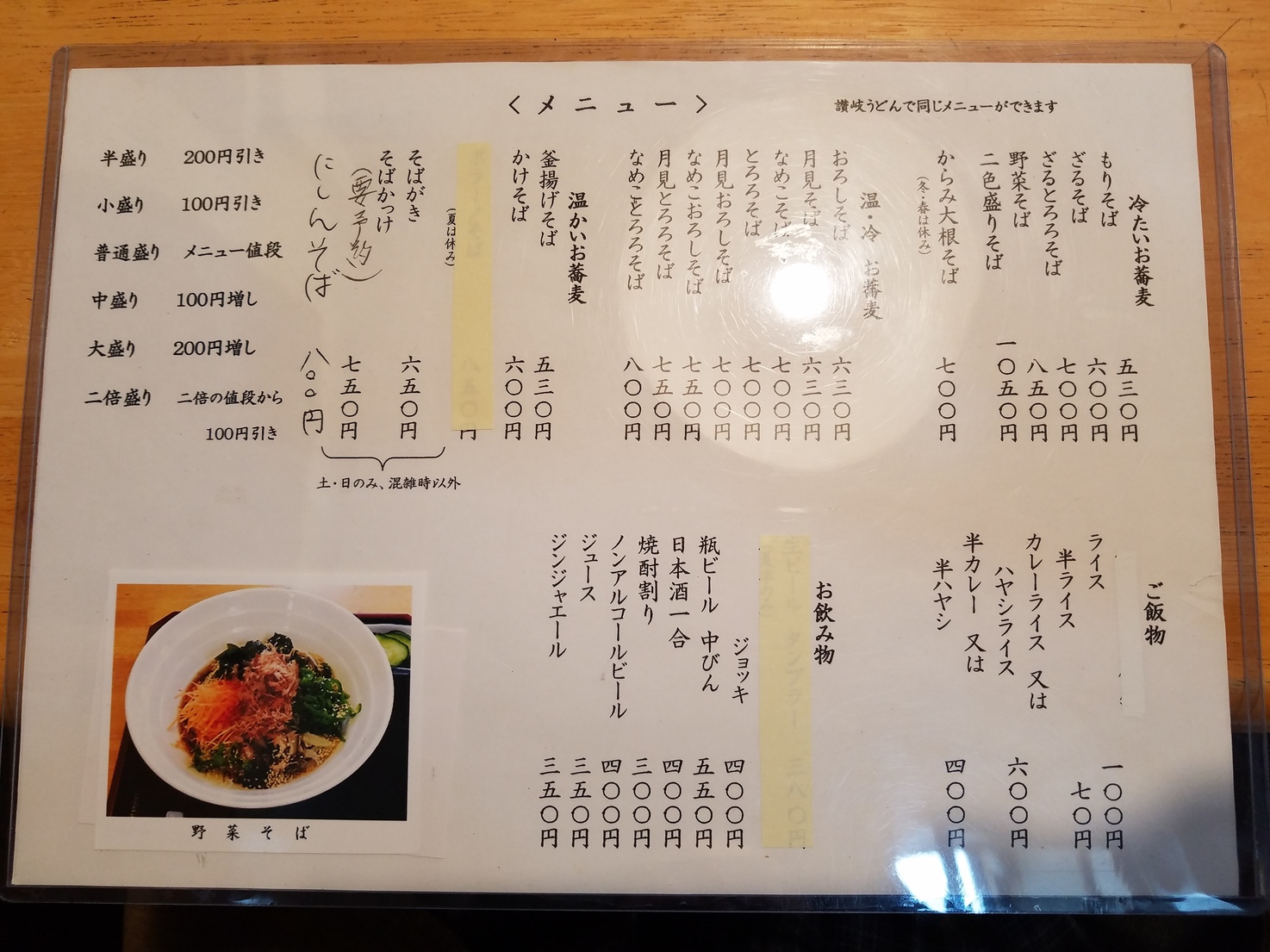 メニュー写真 : 雪峰庵 （ぽらあの雪峰庵） - 上盛岡/そば | 食べログ