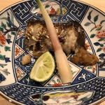 はらまさ - 太刀魚の塩焼き。小骨が丁寧に取り除かれ美味しく食べやすかったです。