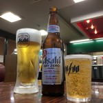 餃子の王将 - 本日も 生ビールとノンアルコールビールで乾杯〜(*^▽^*)❤️