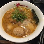 名古屋コーチンラーメン - みそ白湯＋味玉