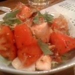 とん豚びょうし  - 山芋とトマトだったかな？