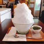 K's Cafe - かき氷 しもきた茶苑大山・抹茶 @700円