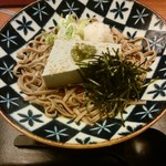 めん房 新月亭 - 「ごま豆腐おろしそば」