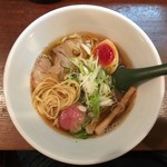 麺屋 はなぶさ - 平打ち太麺