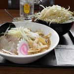 麺処 善 - まぜそば！チャーシュー付き 918円