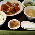 麗華 - 酢豚定食