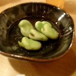 鮨まつもと - 焼き空豆