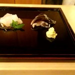 鮨まつもと - 鳥貝と平目